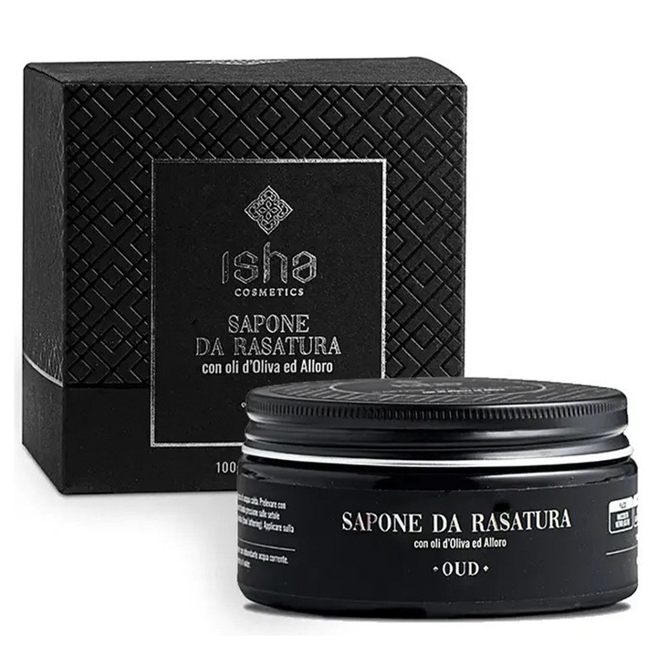Сапун за бръснене със зехтин и лавър, 100гр, Isha