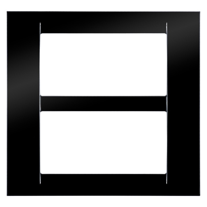 Rama ornament, Gewiss System virna, Negru 8M, GW22117