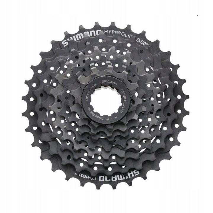 Kazettás fogaskerék, Shimano, acél, szürke