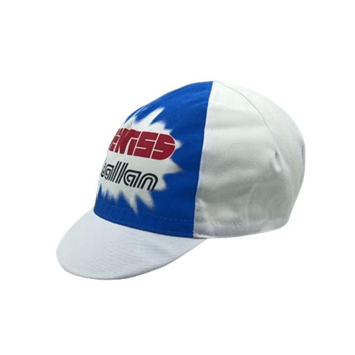 Gewiss Ballan kerékpáros sapka, Apis, poliészter/pamut, egy méret, fehér/kék
