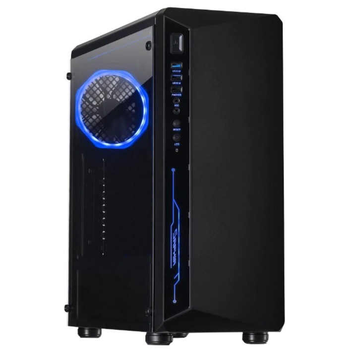 Sistem PC Gaming Intel Core i5 11400F 2.6GHz, RX6600, SSD 960GB, RAM 16GB