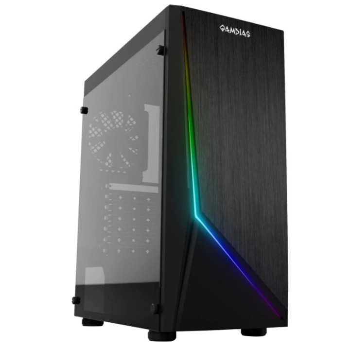 Sistem PC Gaming AMD Ryzen 5 5500,3.6GHz, RTX 3060, HDD 2TB, SSD 120GB