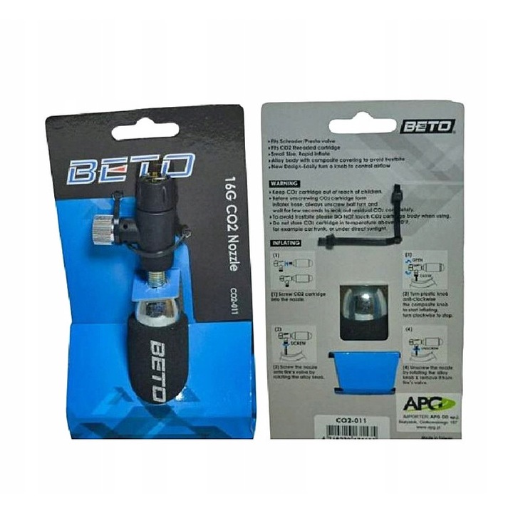 Pompa, Beto, 110 mm, Negru