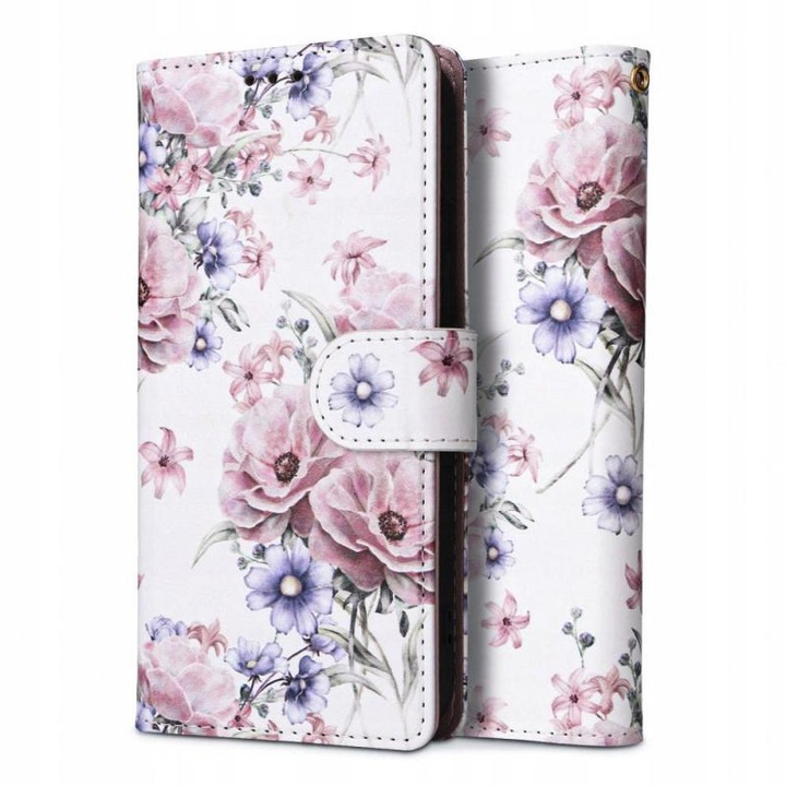 Калъф TECH-PROTECT Wallet, съвместим с Xiaomi Redmi Note 12S Blossom Flower