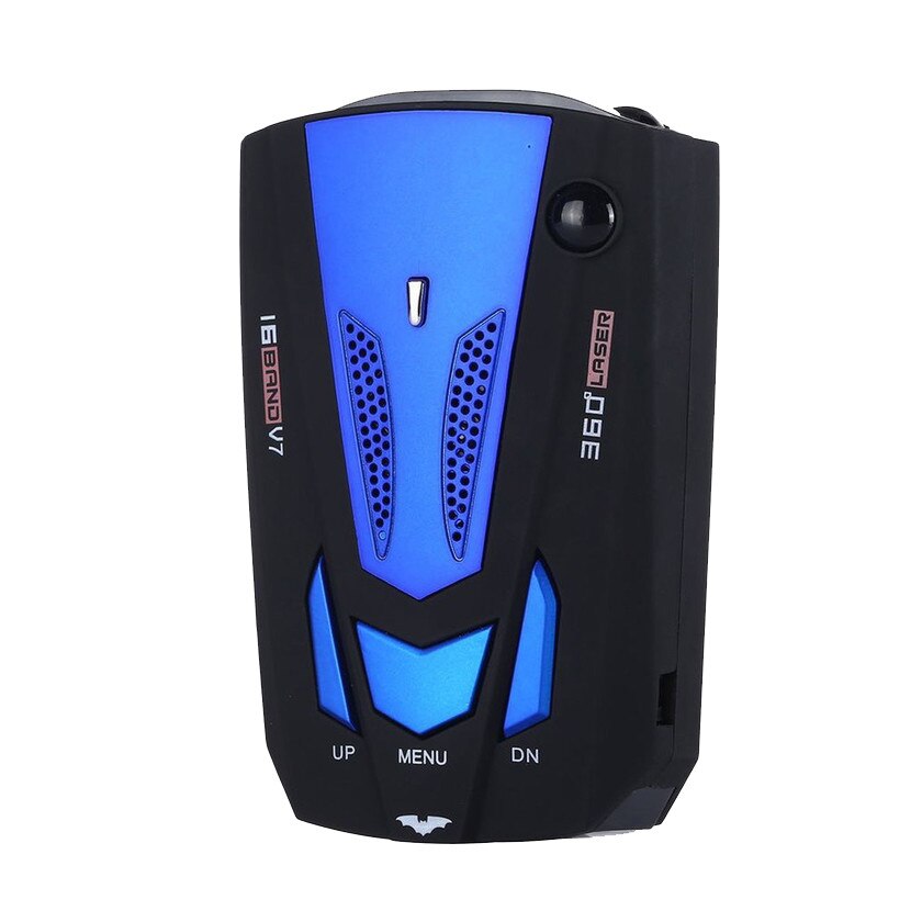 Detector radar V7, 16 benzi, 360 grade, GPS, Alerta vocala, 12V