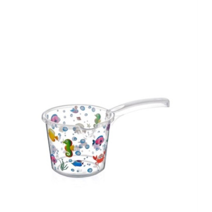 Cana plastic cu maner model desene Plast Art, 1250 ml