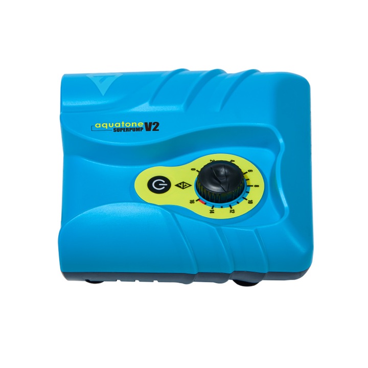 Електрическа помпа за падълборд Superpump V2, Aquatone, PVC, 16 PSI, 95 л/мин, Синя