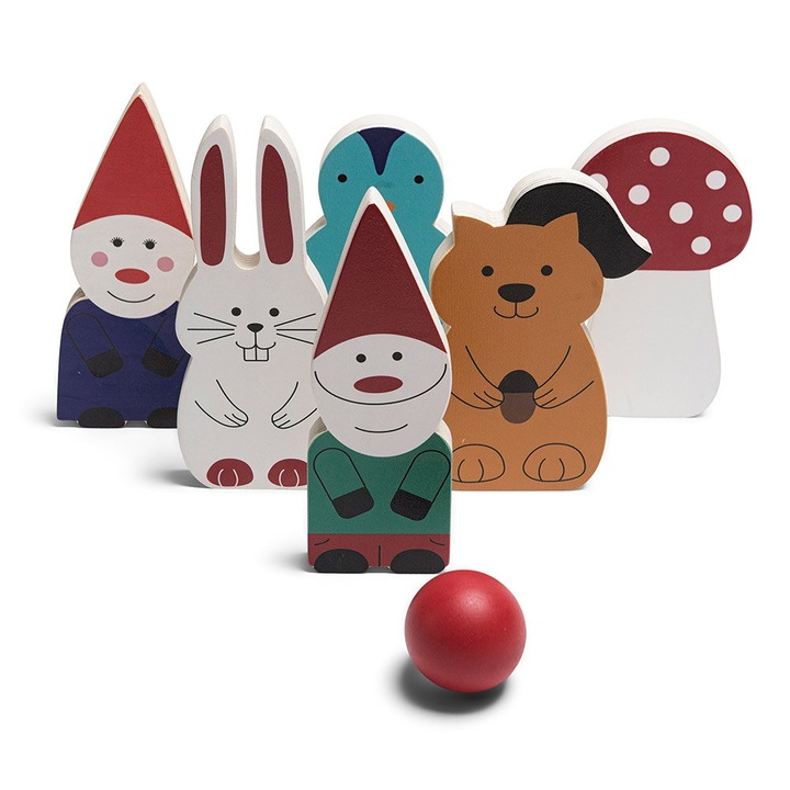 Erdőben bowlingjátszó barátok játék, BS Toys