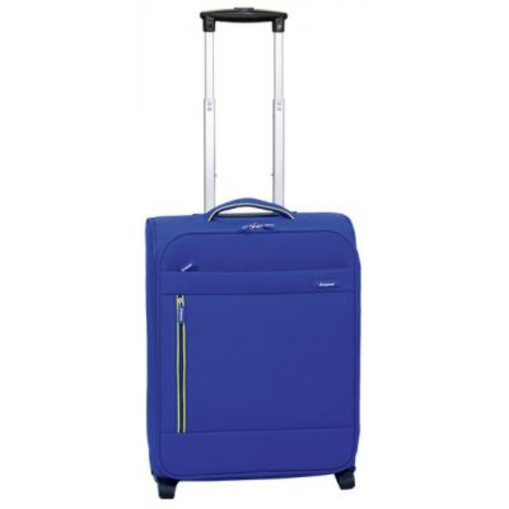 Troler cabina ZC600, Diplomat, Poliester, 55x40x20 cm, Albastru