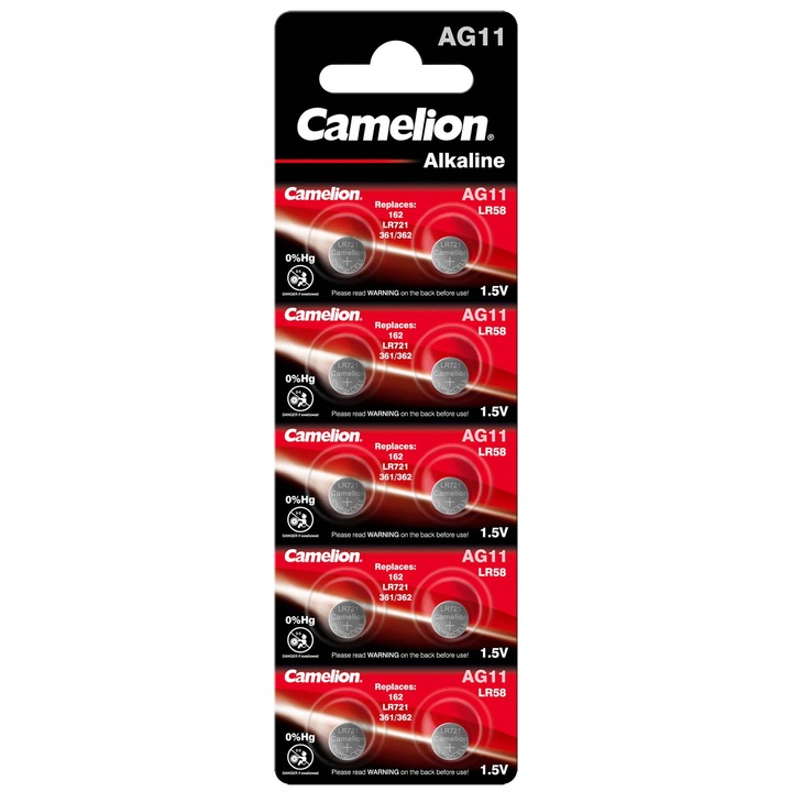 CAMELION AG 11 óraelemek, 10 db/készlet