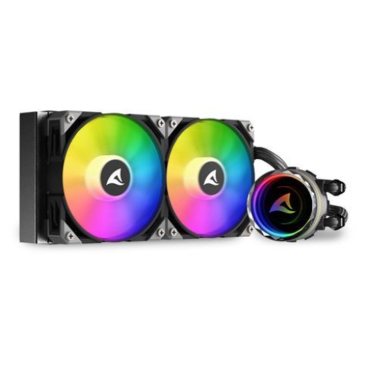 Sharkoon S80 RGB univerzális vízhűtés (4044951038008) (4044951038008)
