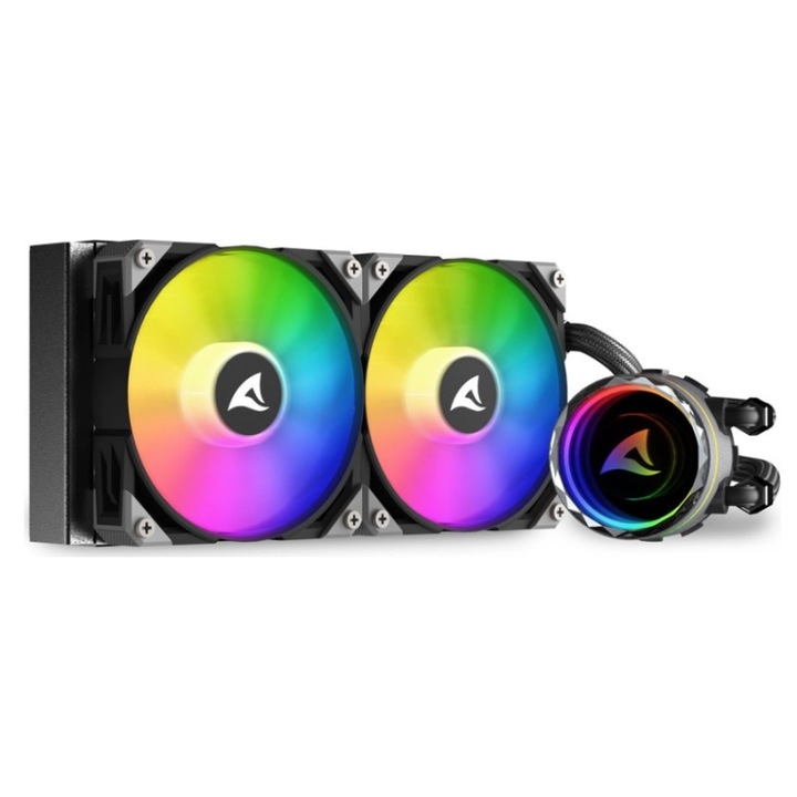 Cooler Sharkoon S80 RGB 2 Fan 240mm Black