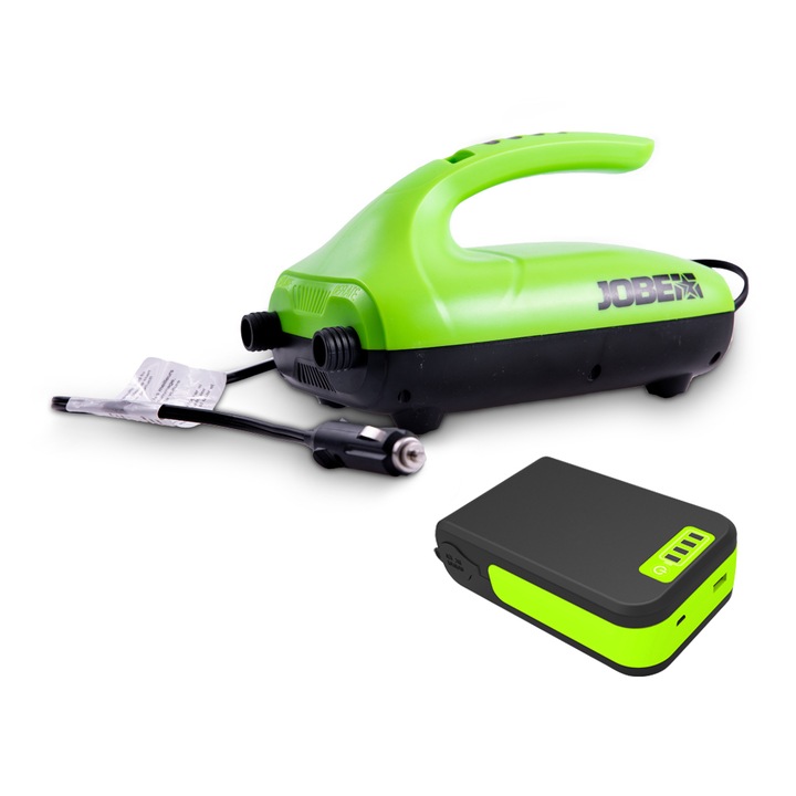 Elektromos szivattyú/külső akkumulátor, Jobe, 12V, 140W, Zöld