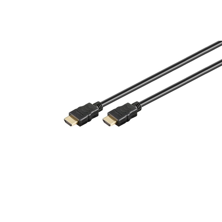 Cablu HDMI V2.0 4K Ultra HD 60Hz 2160p ARC Ethernet 15+1p tata - HDMI 15+1p tata aurit 7.5m Goobay