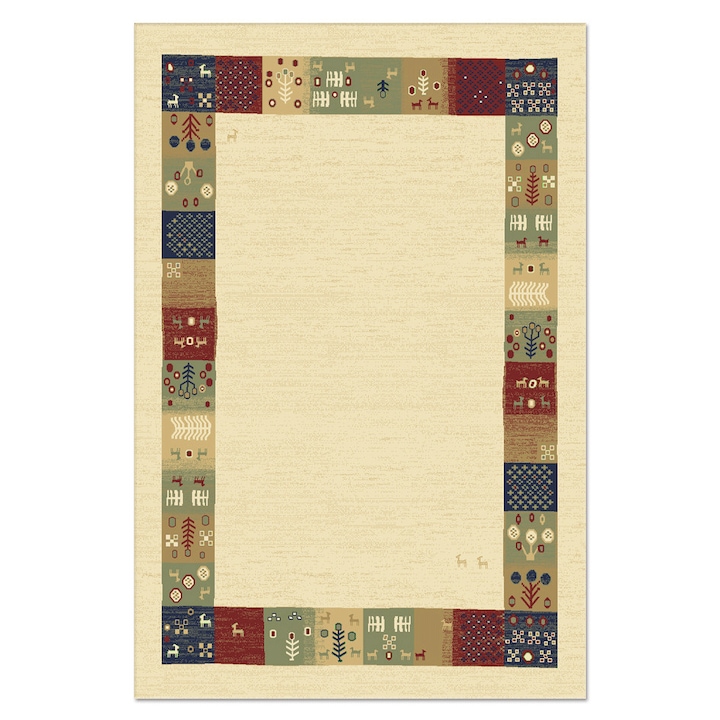 Carpeta 6931-1-41333 Atlas Szőnyeg, Szintetikus, 60x110 cm, Rusztikus minta, Többszínű