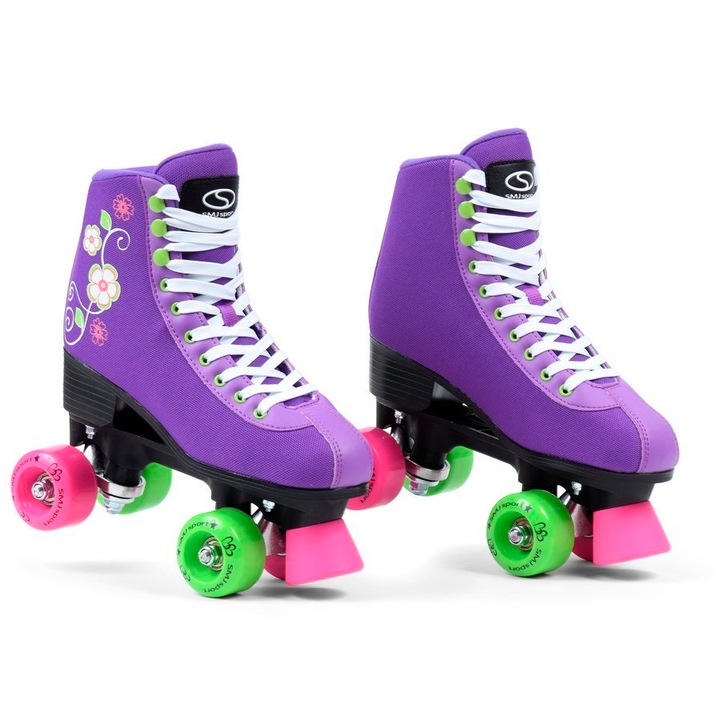 Patine cu role de agrement, SMJ sport, DE006, Violet, 40