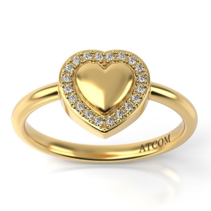 Годежен пръстен от жълто злато Ayracia