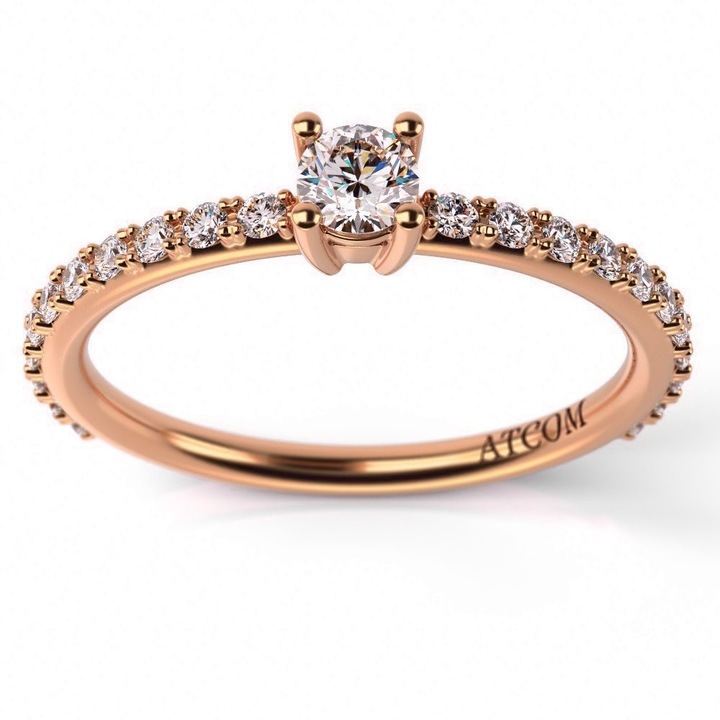 Годежен пръстен Belmondo от розово злато