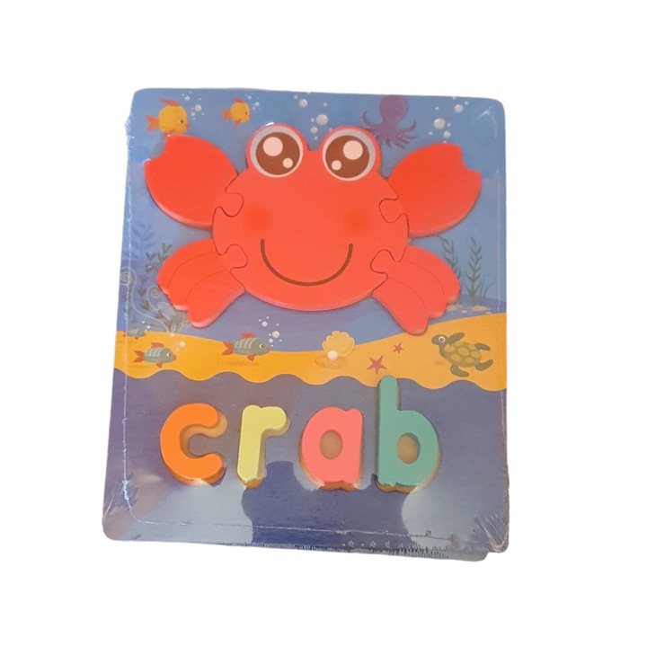 2D puzzle, Rák, 9 darab