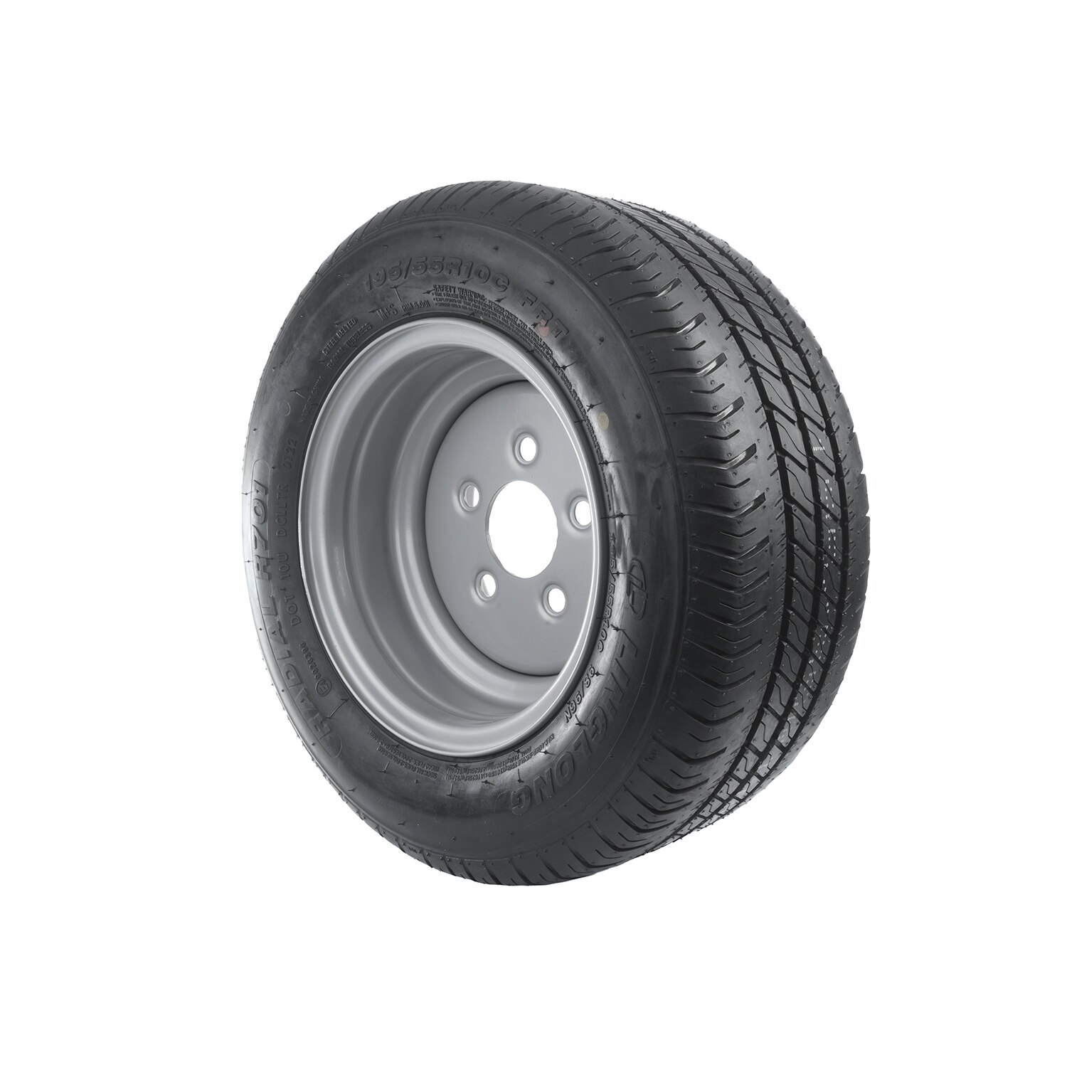 Anhängerrad R10 STARCO, 5x112, Reifen KENDA 195/55 R10C 98/96N M+S - | PK Technik