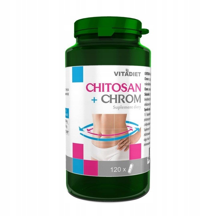 Supliment alimentar, VitaDIet Chitosan si crom, 120 capsule