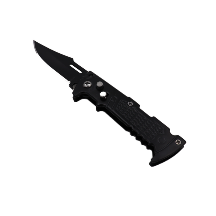 Briceag Solzi de Dragon, Sistem Prindere Curea, Deschidere Automata pe Buton, Negru, 16 cm, Dalimag