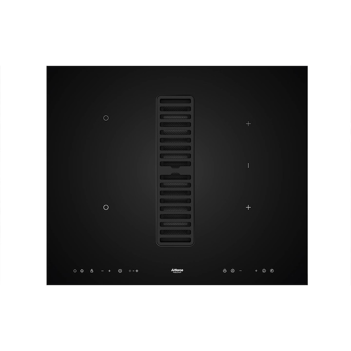 Plita incorporabila pe gaz Foster, S4000 XL, 118 cm, 4 arzatoare, suport lateral pentru tigai, consum redus, aprindere electrica, grilaj robust din fonta, comutatoare rotative, usor de curatat, inox
