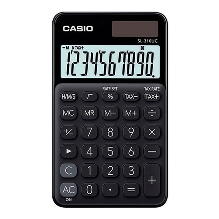 Calculator, Casio, De buzunar, Negru