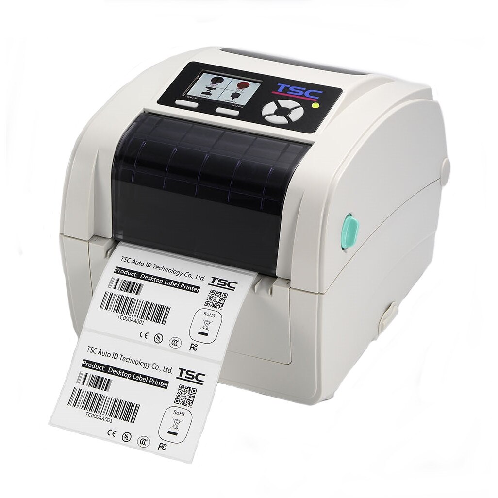 Imprimanta de etichete TSC TC210, 203DPI, Ethernet, USB Host, alba