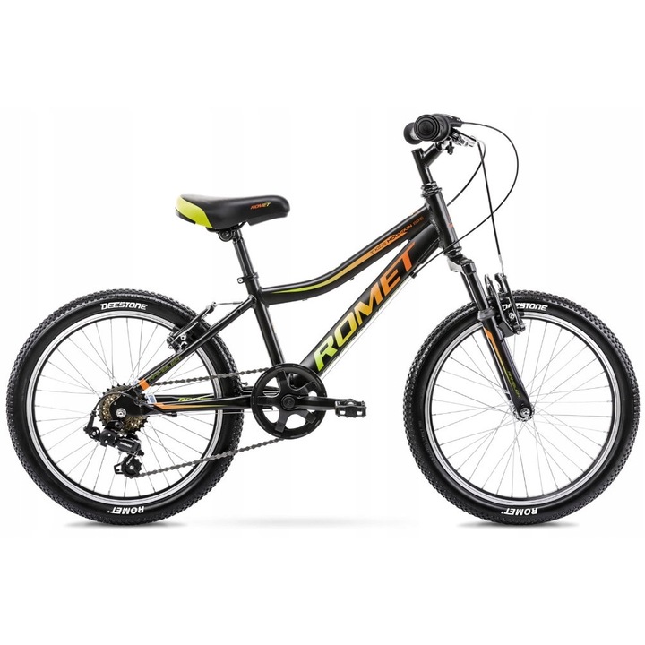 Gyermek kerékpár, Romet, Rambler, Alumínium, 20", fekete, 5+