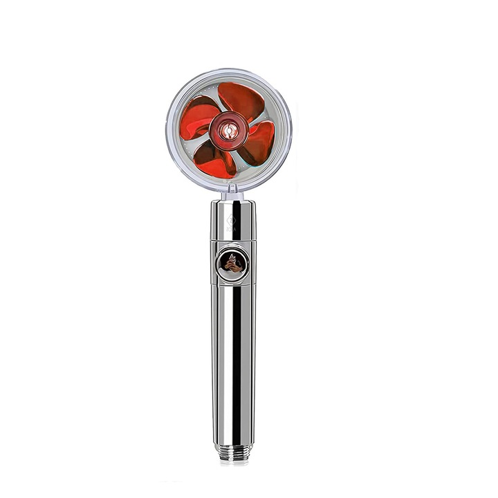 Cap de dus, Zola®, cu 2 functii, dus clasic si functia STOP, lungime 27 cm, detalii rosii