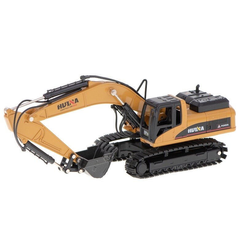 Багер HULNA, 12 x 7 x 16 cm, 1:50, метал/пластмаса, Gonga® Yellow - eMAG.bg