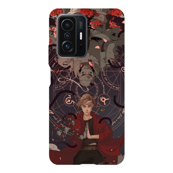 Husa compatibila cu Xiaomi Redmi Note 11 / Redmi Note 11S, Viceversa, model Alchemy Full Metal Alchemists, Silicon, TPU