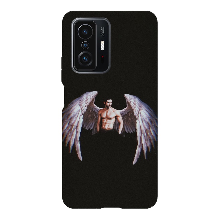 Husa compatibila cu Xiaomi Redmi Note 11 / Redmi Note 11S, Viceversa, model Angel Lucifer, Silicon, TPU