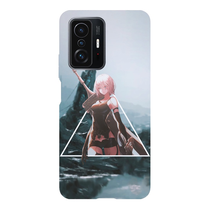 Husa compatibila cu Xiaomi Redmi Note 11 / Redmi Note 11S, Viceversa, model A2 Anime Nier Automata, Silicon, TPU
