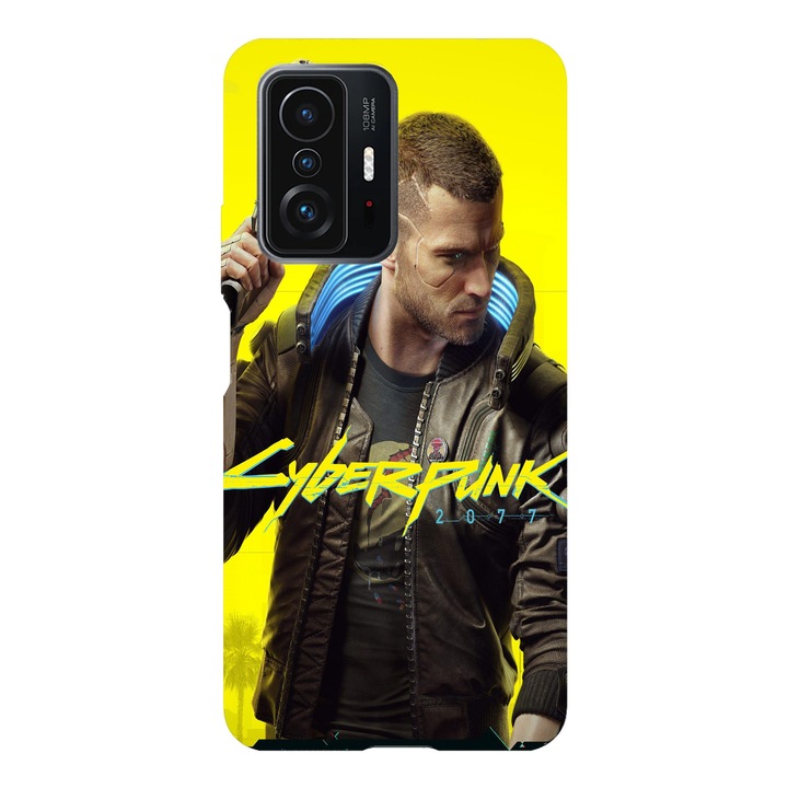 Husa compatibila cu Xiaomi Redmi Note 11 / Redmi Note 11S, Viceversa, model Cyberpunk 2077, Silicon, TPU