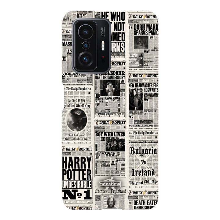Husa compatibila cu Xiaomi Redmi Note 11 / Redmi Note 11S, Viceversa, model Daily Prophet Harry Potter, Silicon, TPU