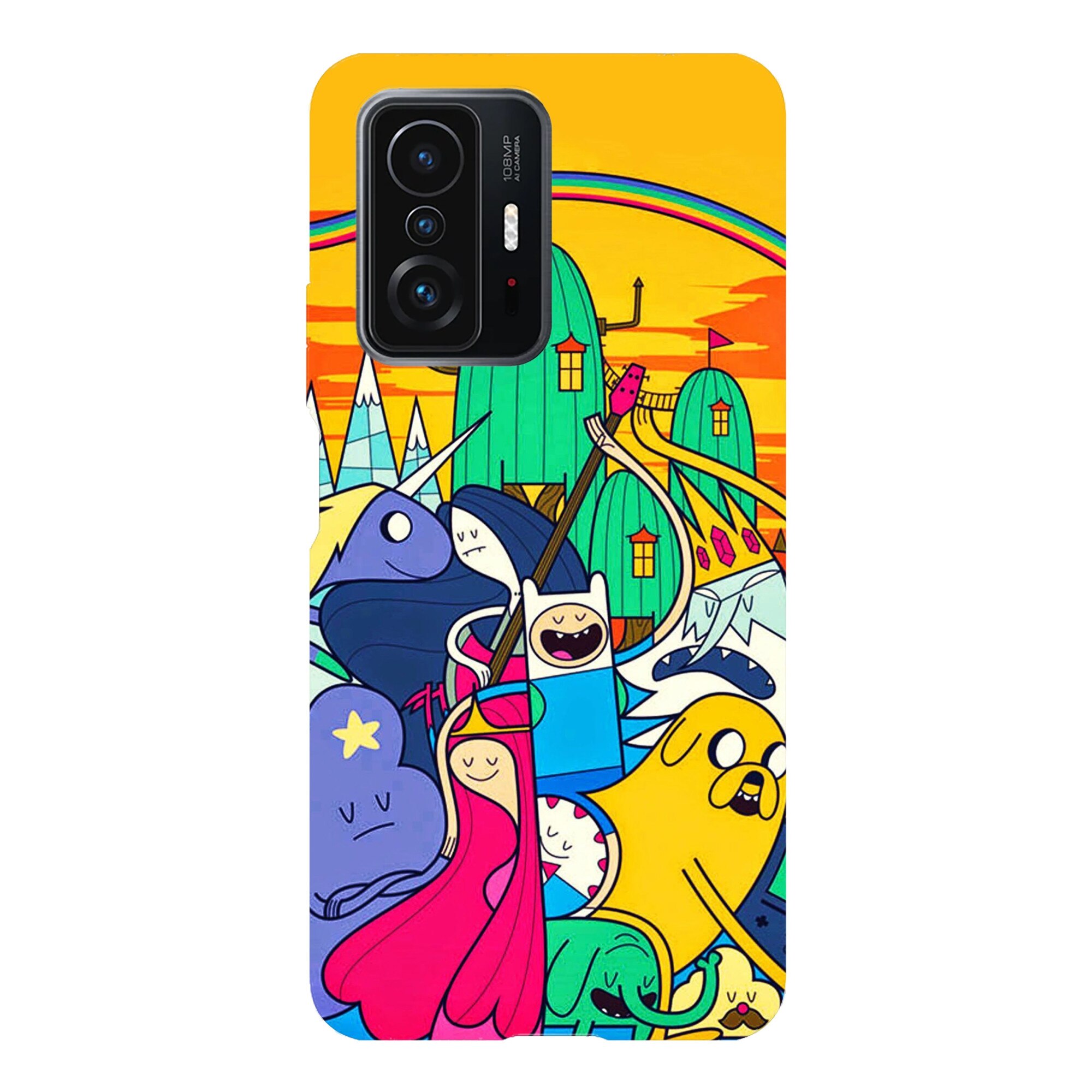 Капак, съвместим с Xiaomi Redmi Note 12, Viceversa, модел Adventure time characters splash art