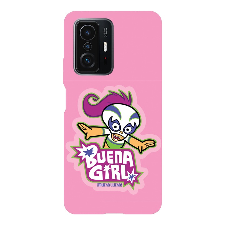 Husa compatibila cu Xiaomi Redmi Note 11 / Redmi Note 11S, Viceversa, model Buena girl sticker Mucha Lucha, Silicon, TPU