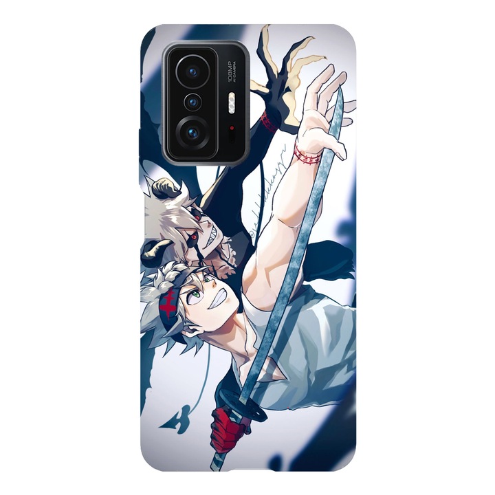 Husa compatibila cu Xiaomi Redmi Note 11 / Redmi Note 11S, Viceversa, model Asta Liebe Duo Black Clover, Silicon, TPU