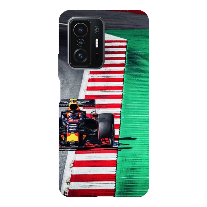 Husa compatibila cu Xiaomi Redmi Note 11 / Redmi Note 11S, Viceversa, model Aston Martin Racing Formula 1 Red Bull, Silicon, TPU