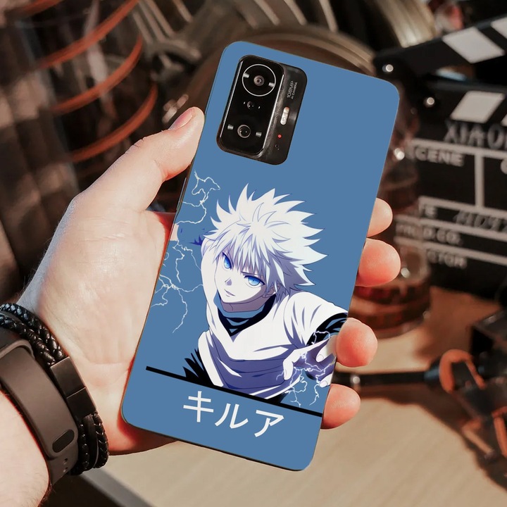 Tok kompatibilis: Xiaomi Mi 11 Ultra, Viceversa, Killua Electric Shock Hunter x Hunter modell, szilikon, TPU