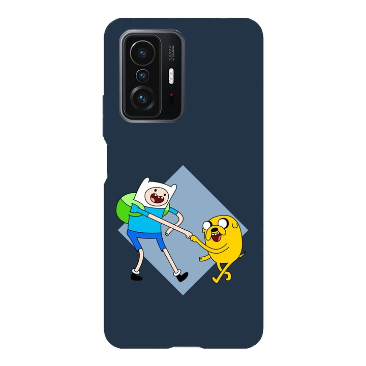 Husa compatibila cu Xiaomi Redmi Note 11 / Redmi Note 11S, Viceversa, model Finn and Jake Adventure time, Silicon, TPU