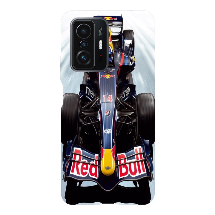 Калъф, съвместим с Xiaomi Redmi Note 11 / Redmi Note 11S, Обратно, Fast track Formula 1 Red Bull Racing модел, Силикон, TPU