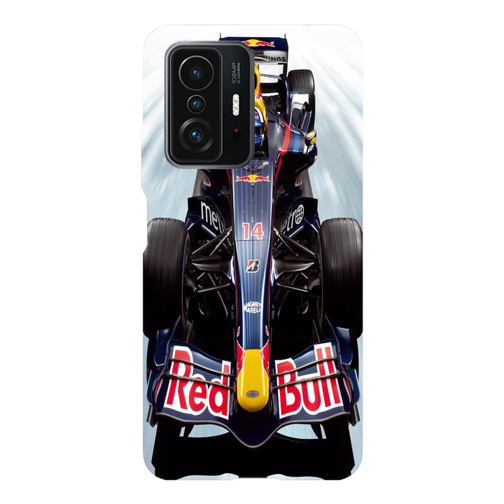 Husa compatibila cu Xiaomi Redmi Note 11 / Redmi Note 11S, Viceversa, model Fast track Formula 1 Red Bull Racing, Silicon, TPU