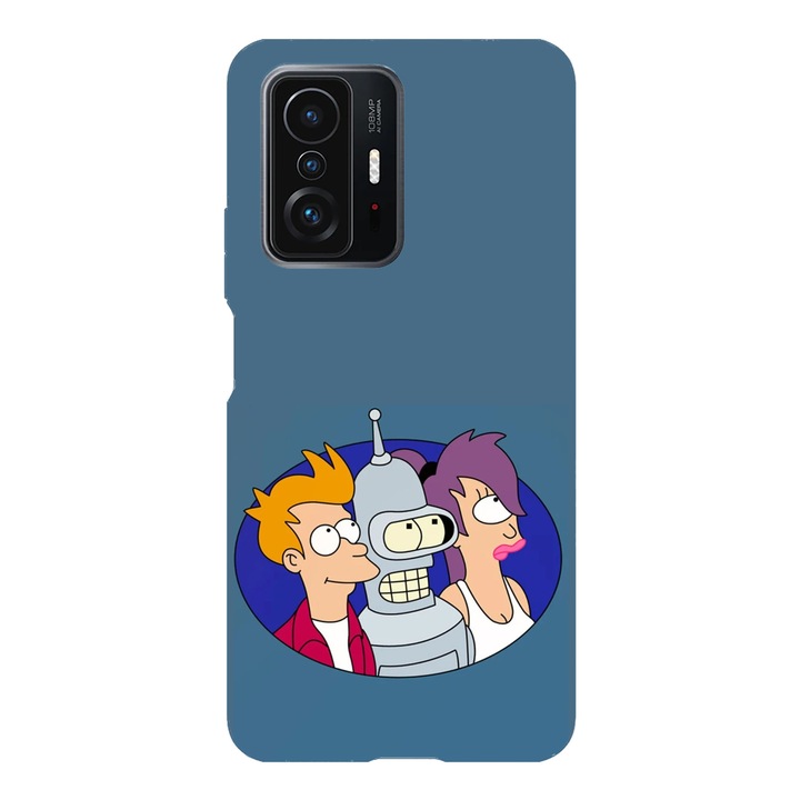 Husa compatibila cu Xiaomi Redmi Note 11 / Redmi Note 11S, Viceversa, model Futurama characters, Silicon, TPU