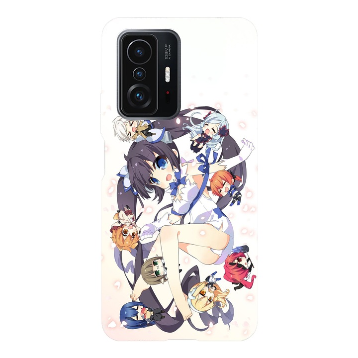 Husa compatibila cu Xiaomi Redmi Note 11 / Redmi Note 11S, Viceversa, model Hestia Chibi DanMachi, Silicon, TPU