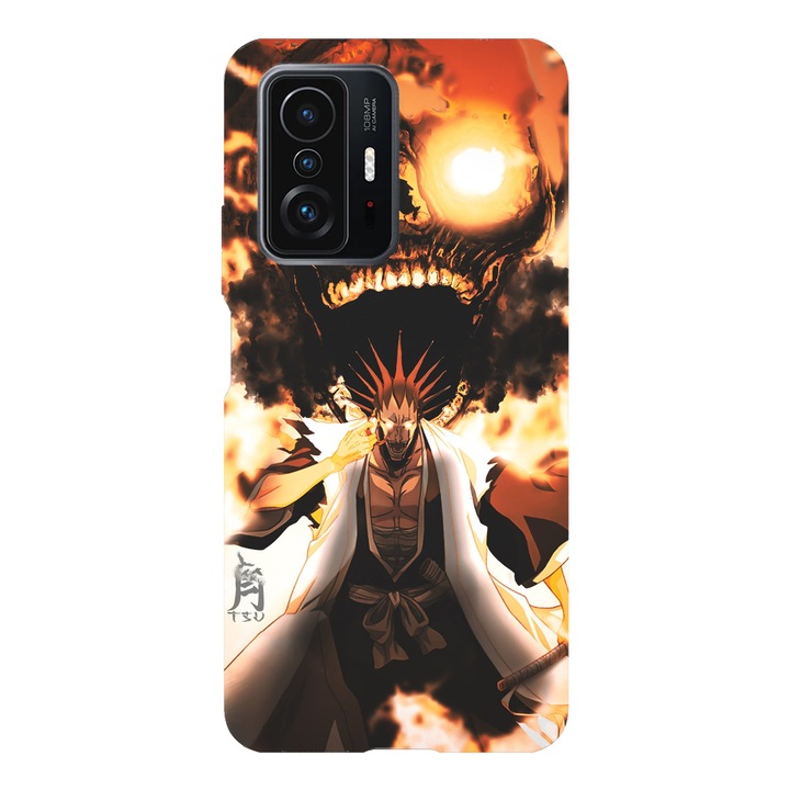 Husa compatibila cu Xiaomi Redmi Note 11 / Redmi Note 11S, Viceversa, model Kenpachi Zaraki Bleach, Silicon, TPU