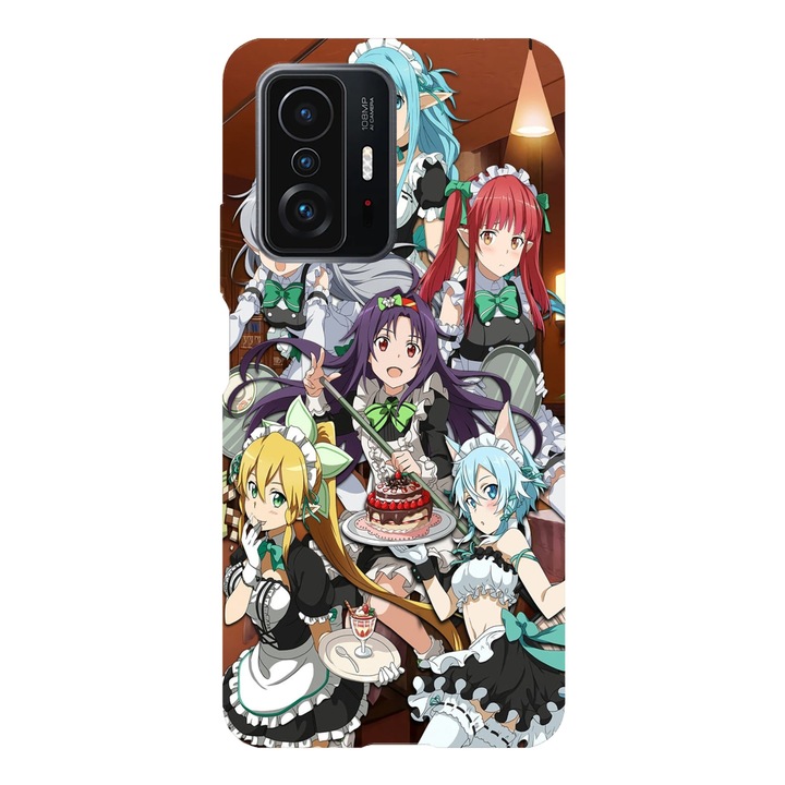 Husa compatibila cu Xiaomi Redmi Note 12 Pro, Viceversa, model Party Sword Art Online, Silicon, TPU