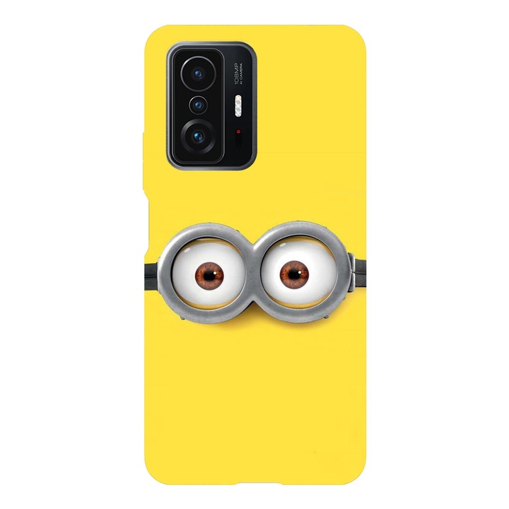 Husa compatibila cu Xiaomi Redmi Note 11 / Redmi Note 11S, Viceversa, model Eyes on you Minions, Silicon, TPU